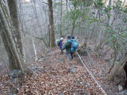 養沢へ下山