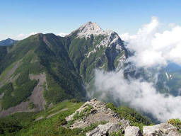 栗沢山からの甲斐駒