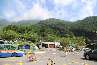 びわ湖バレイの駐車場