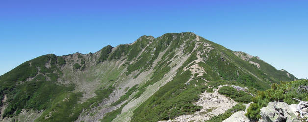 小仙丈ヶ岳からの仙丈