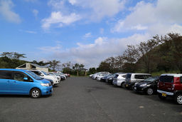 吹上峠休憩所の駐車場