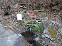 湧き水は数カ所