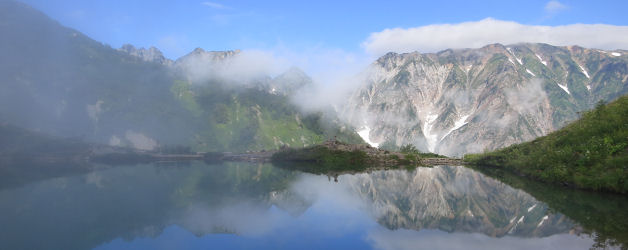 白馬連峰と八方池