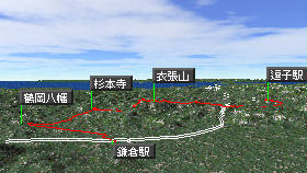 衣張山マップ