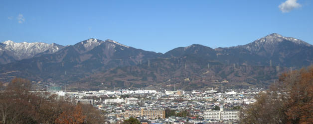 渋沢丘陵からの丹沢