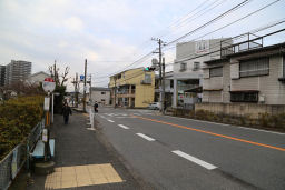 竹川バス停から出発