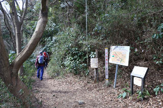 山道が始まる