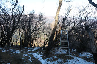 山頂を越えて北尾根へ