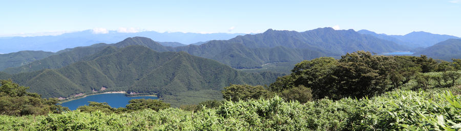 蝶ヶ岳から(2019.07.21)