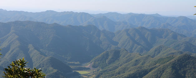 御嶽山頂からの眺め