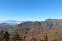 戸隠山と北アルプス