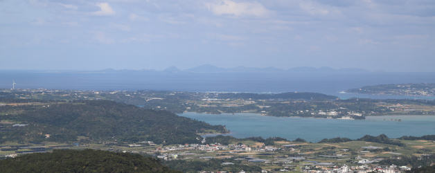 北部の島々を一望