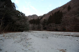 西沢の河原