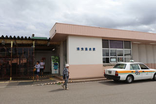 浅虫温泉駅を出発