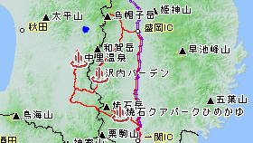 東北ルートマップ