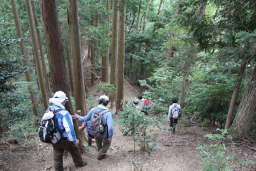 富士見台から下山