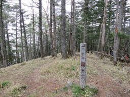 雨乞岳山頂